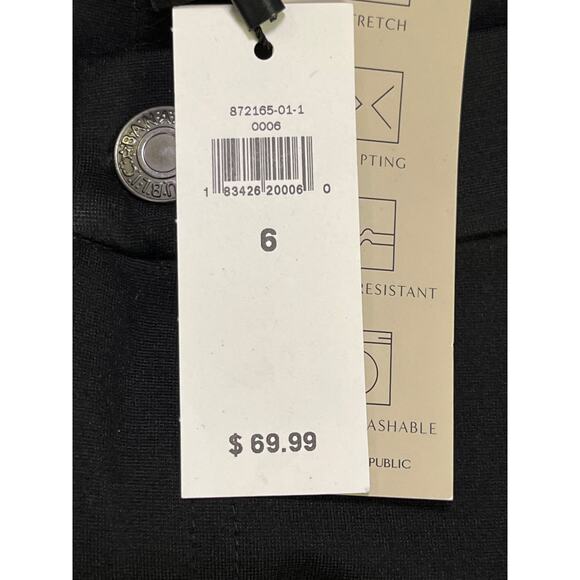 Banana Republic Sculpting Stretch Black Legging Pants Women’s Size 6 NWT - Picture 4 of 9